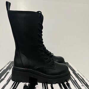 Dolce Vita Black Women's Combat Boots
